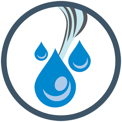 Icon of aerosolized breath droplet 3