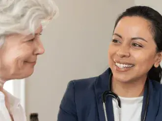 doctor meeting with patient