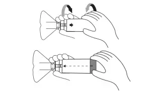 how to clean flow vu with a mask step 4