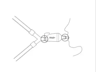 diagram showing how to connect aerochamber mini