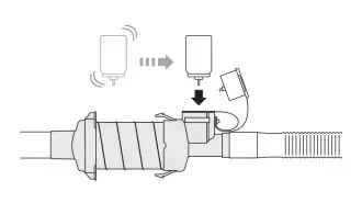 diagram depicting how to use aerochamber vent holding chamber for MDI canisters