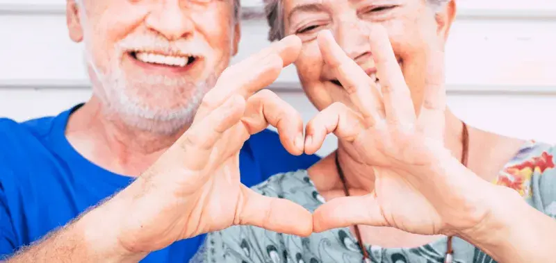 elderly couple