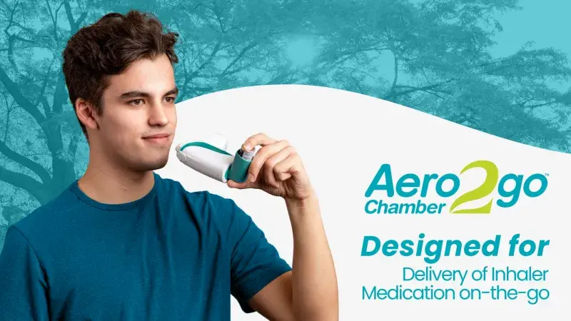 Aerochmaber2go* designed for delivery of inhaler medication on-the-go