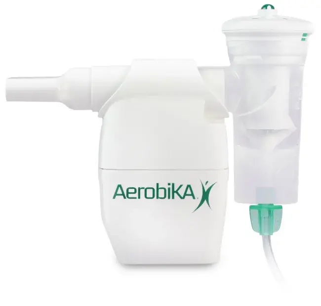 side angle of aerobika opep device