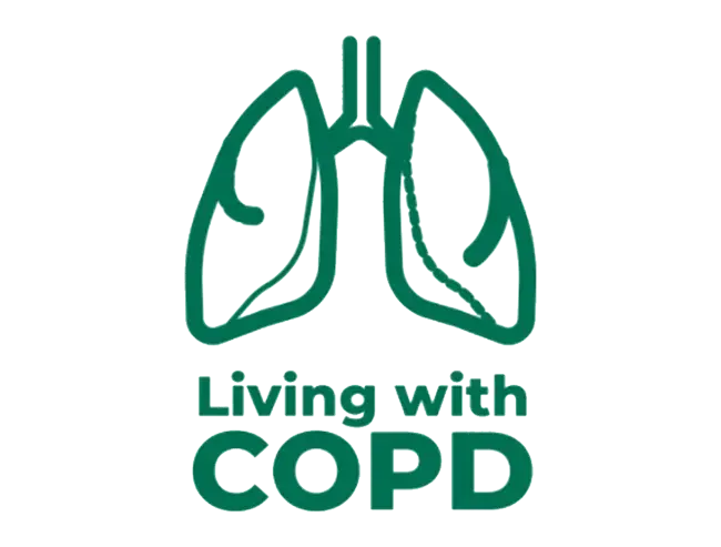 lung icon, living with COPD