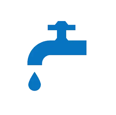 blue faucet icon