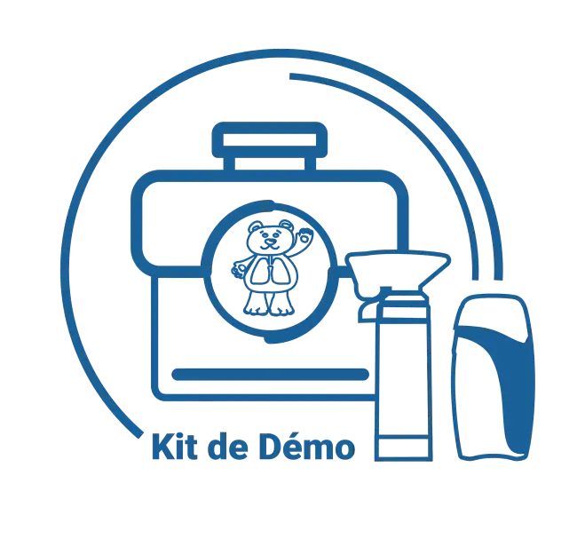 request demo kit icon in french