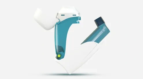AeroChamber 2Go Chamber with inhaler