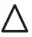 outline of triangle depicting continuous mode position of aeroeclipse II ban nebulizer